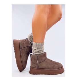Rodmans Zapatos cortos con plataforma Khaki - Inello marrón 3