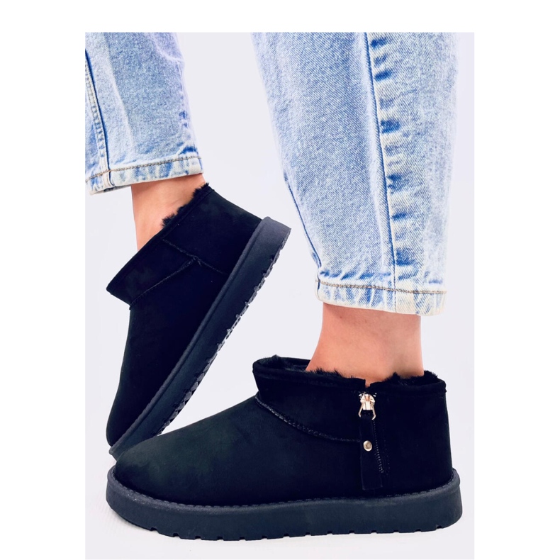 Pantalón corto emus con cremallera de Frankis Black - Inello negro 1