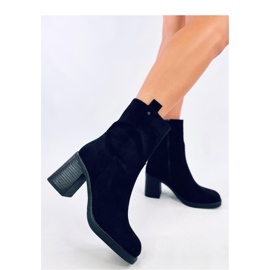 Salifi Botines tacón ancho negro - Inello 1