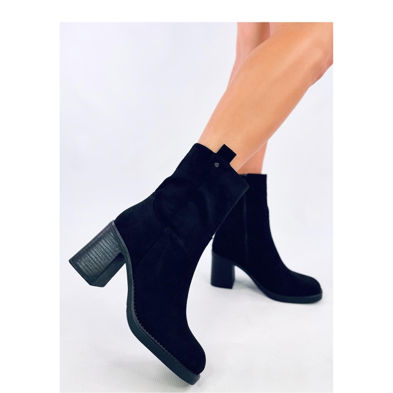 Salifi Botines tacón ancho negro - Inello 1 Salifi Botines tacón ancho negro - Inello 1