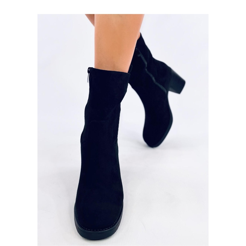 Salifi Botines tacón ancho negro - Inello 2