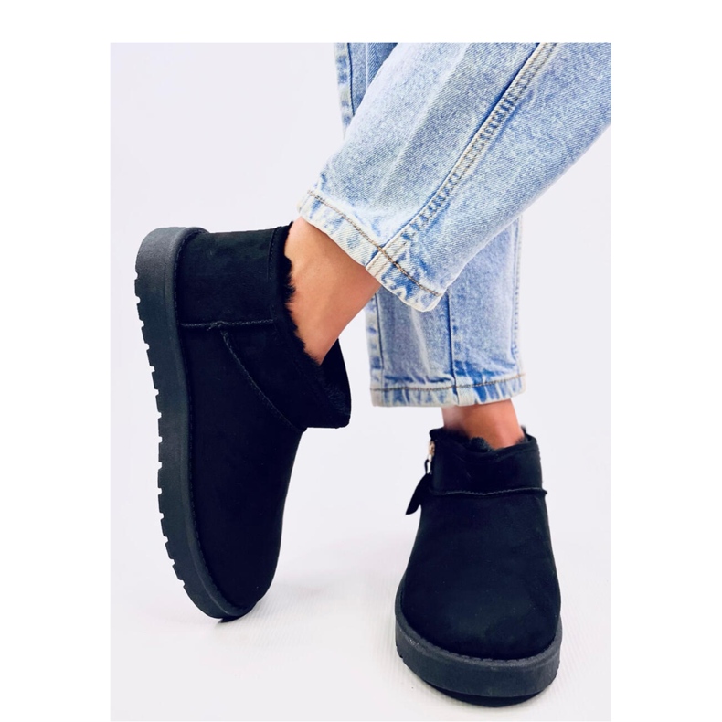 Pantalón corto emus con cremallera de Frankis Black - Inello negro 2