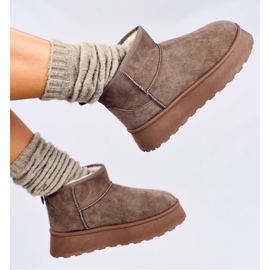 Rodmans Zapatos cortos con plataforma Khaki - Inello marrón 4