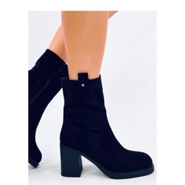 Salifi Botines tacón ancho negro - Inello 3