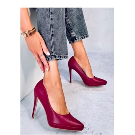 Salón stilettos Blume Vino - Inello rojo 2