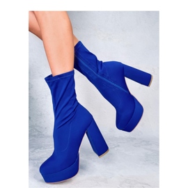 Baldacci Botines plataforma azul - Inello 4