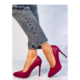 Salón stilettos Blume Vino - Inello rojo 4