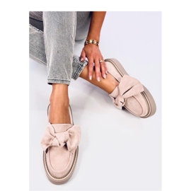 Tempelton Mocasines de ante rosa con lazo - Inello rosado 2
