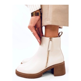 Guire Botines tacón beige - Inello 1