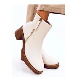 Guire Botines tacón beige - Inello 2