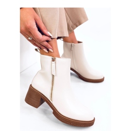 Guire Botines tacón beige - Inello 3