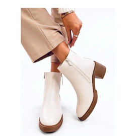 Guire Botines tacón beige - Inello 4