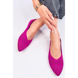 Bailarinas caladas almendra Sotty Fucsia - Inello rosado 1