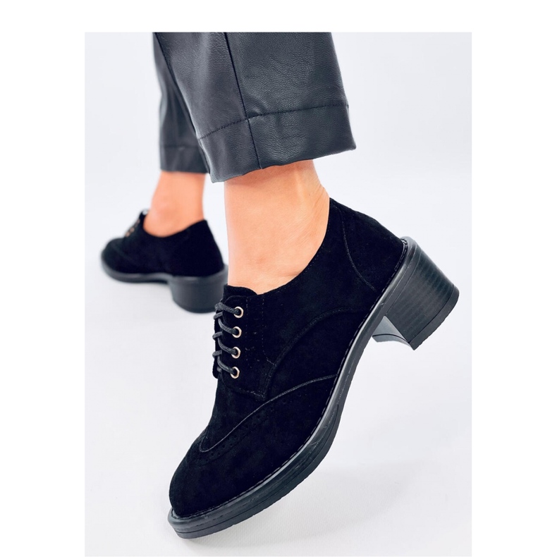 Mocasines tacón Vedra negro - Inello 1