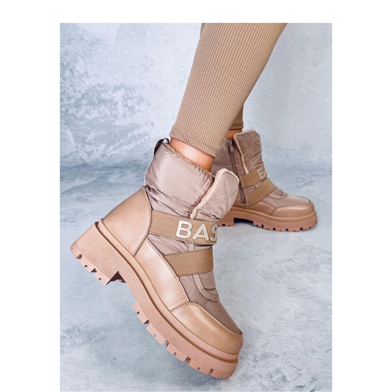 Botas de nieve de mujer Little Khaki - Inello marrón 2