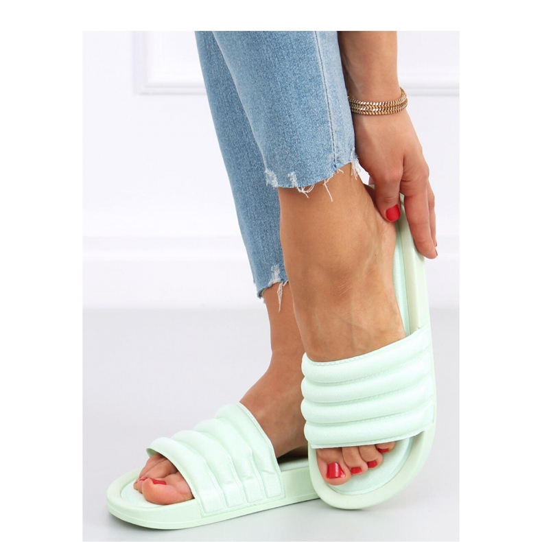 Sandalia chanclas de mujer Minno LT.GREEN - Inello verde 1