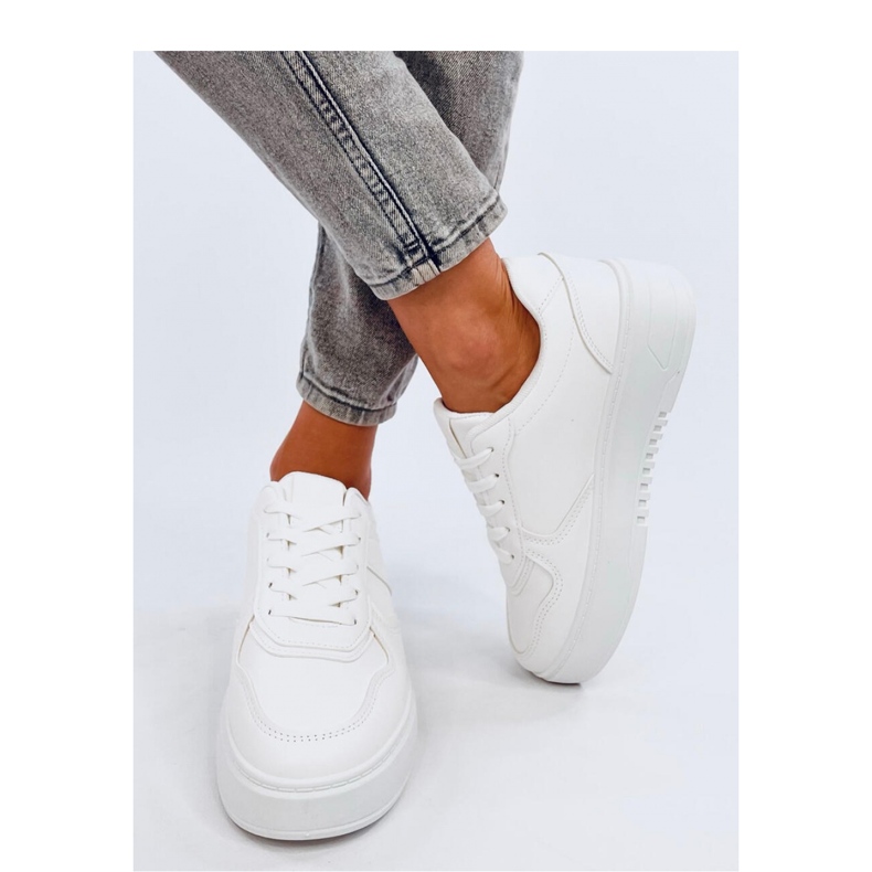 Zapatillas de mujer Lees Blancas - Inello blanco 2