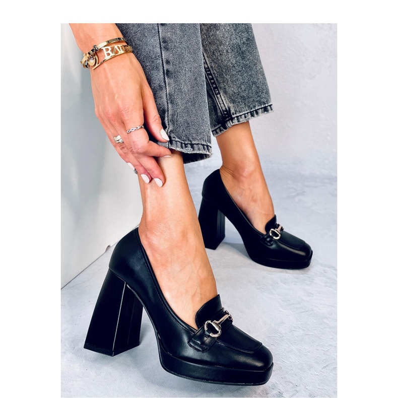 Albers Mocasines tacón negro - Inello 2