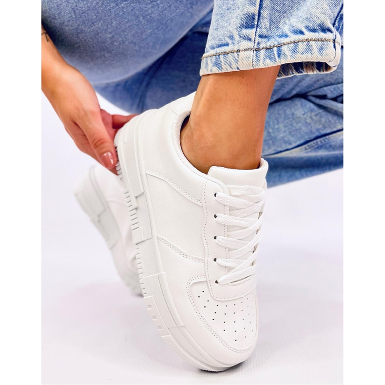 Zapatillas Clemons Allwhite de mujer - Inello blanco 2
