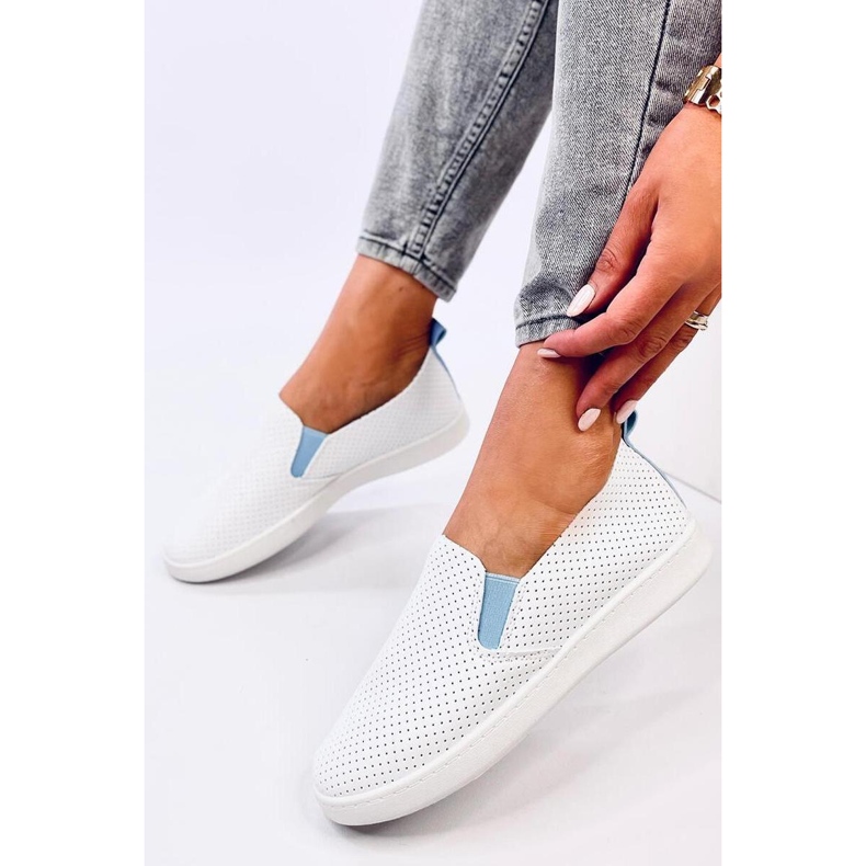 Zapatillas slip-on Jousse BLANCO/AZUL - Inello 1 Zapatillas slip-on Jousse BLANCO/AZUL - Inello 1