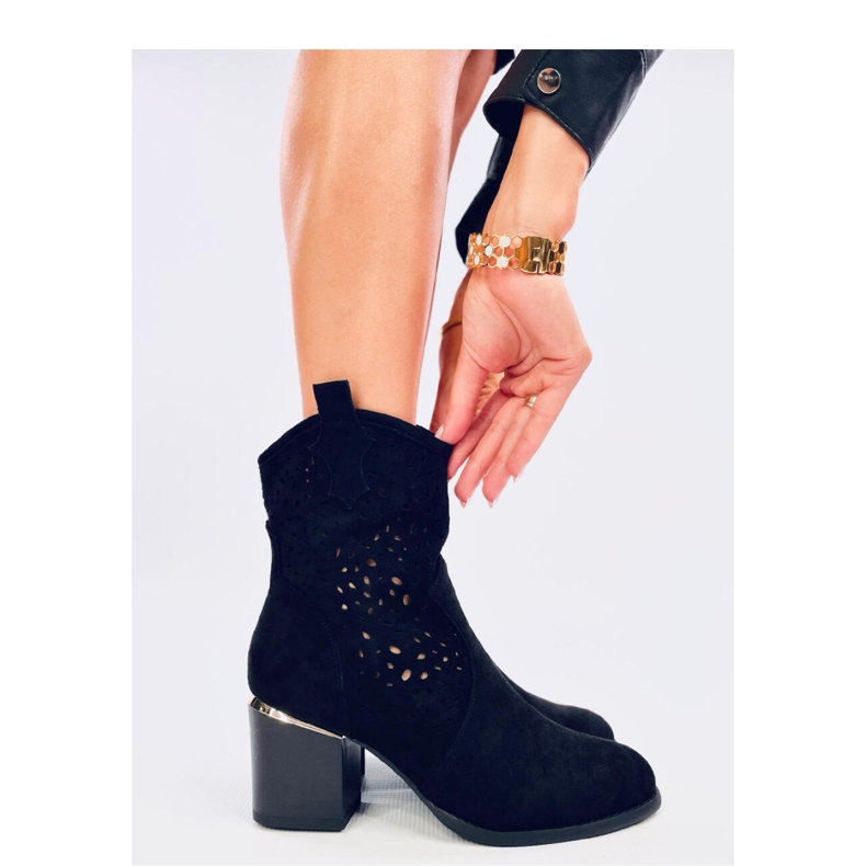 Antares Bota cowboy calada ante negro - Inello 1