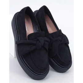 Tempelton Mocasines ante negro con lazo - Inello 4