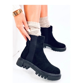 Swanson Botas Chelsea altas negras - Inello negro 3