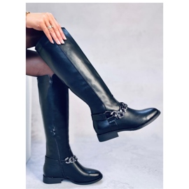 Botas plena flor de mujer Daigle Negras - Inello negro 4