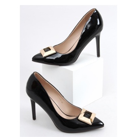 Stilettos Margaret de charol negro - Inello 1