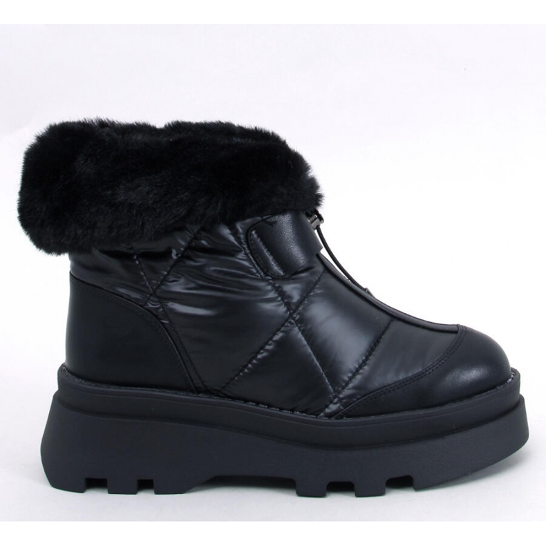 Tavaris Botas de nieve negras con pelo - Inello negro 1