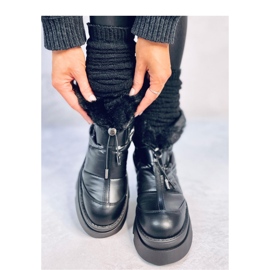 Tavaris Botas de nieve negras con pelo - Inello negro 3
