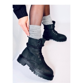 Botines con cordones y protector Simmo Negro - Inello 2