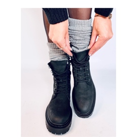 Botines con cordones y protector Simmo Negro - Inello 3