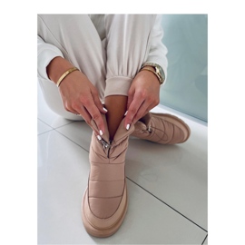 Botas de nieve de mujer con aislamiento Busted Khaki - Inello marrón 3