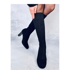 Claudia Botas calcetín tacón negro - Inello 3