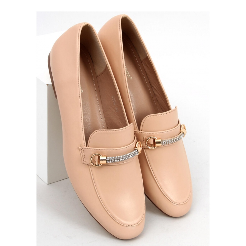 Mocasines de mujer Gessa Kaki - Inello beige 1