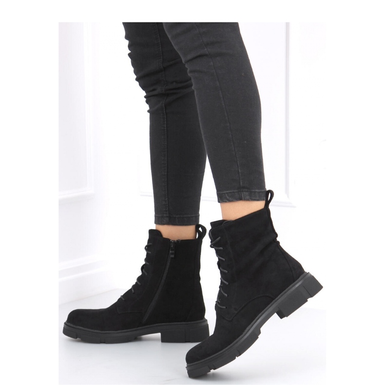 Zoe Trabajadores con cordones negros - Inello 2