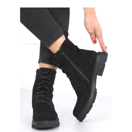 Zoe Trabajadores con cordones negros - Inello 3