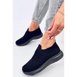 Groppi Zapatos tipo calcetín sin cordones Allblack - Inello negro 1