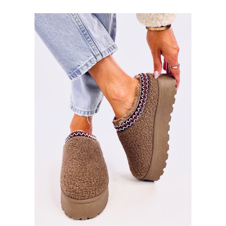 Botas de nieve cortas con piel de oveja Lamb Khaki - Inello marrón 1 Botas de nieve cortas con piel de oveja Lamb Khaki - Inello marrón 1