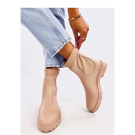 Botas Chelsea de mujer Below Beige - Inello 2