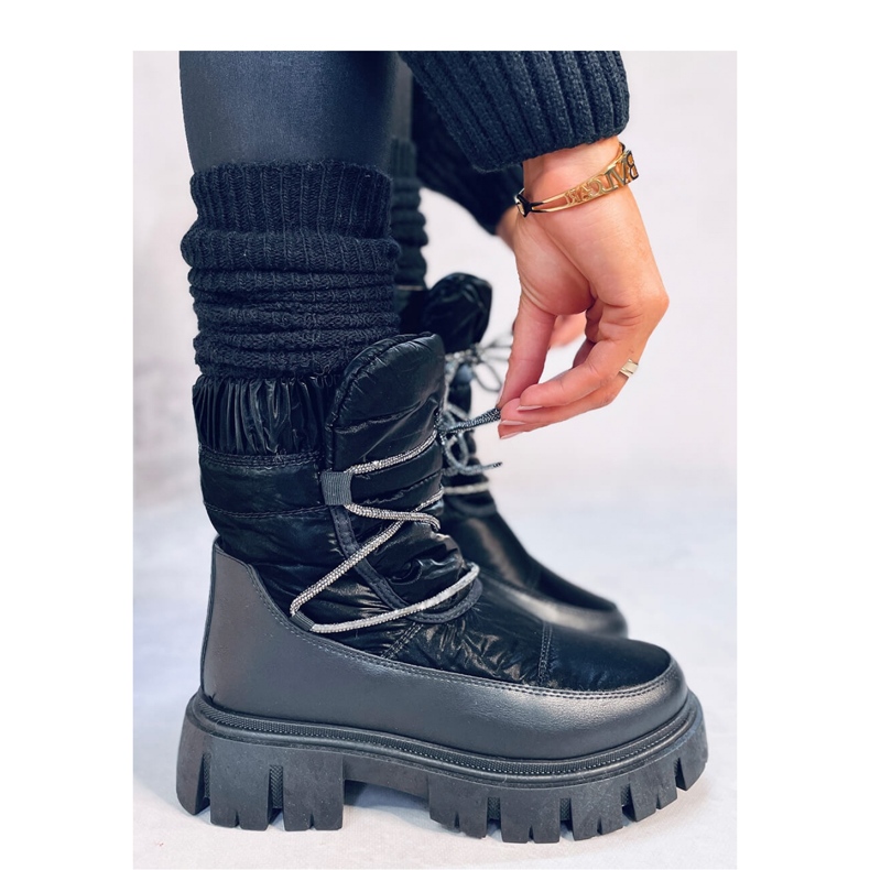 Botas de nieve de mujer Mitrani Negras - Inello negro 2
