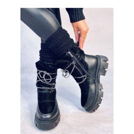 Botas de nieve de mujer Mitrani Negras - Inello negro 3