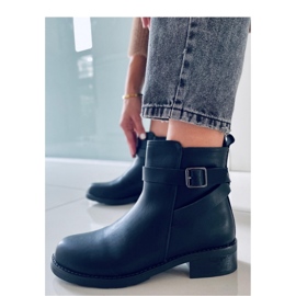 Botas Chelsea mujer flor Rubio Negro - Inello 3
