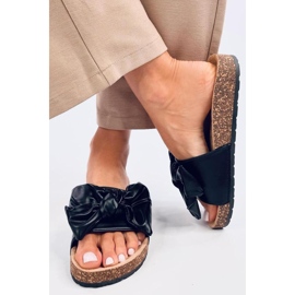 Bussi Chanclas de corcho negro con lazo - Inello 3