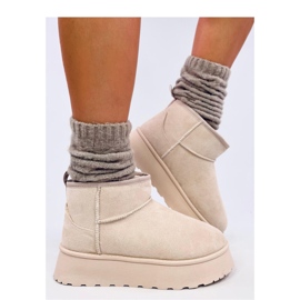Rodmans Beige - Zapatos plataforma cortos Inello 1