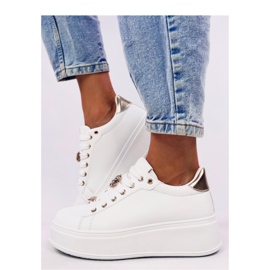 Yared Deportivas plataforma BLANCO/ORO - Inello 2