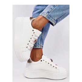 Yared Deportivas plataforma BLANCO/ORO - Inello 3