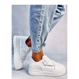 Clavell Deportivas suela alta blancas - Inello blanco 3
