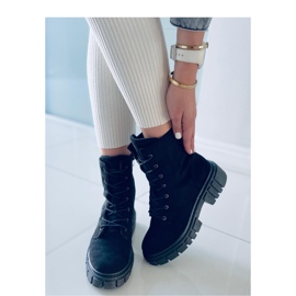 Botines cordones Kelis negro - Inello 3